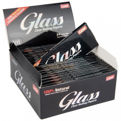 Glass king size rolling paper